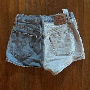 Duo Toned High Waisted 501 Levi’s Jean Shorts